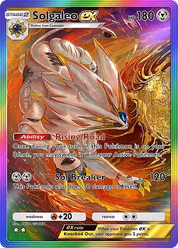 Solgaleo,ex, Special Art Rare, Deluxe Pack: ex