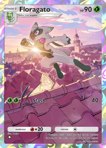 Floragato, Full Art, Deluxe Pack: ex
