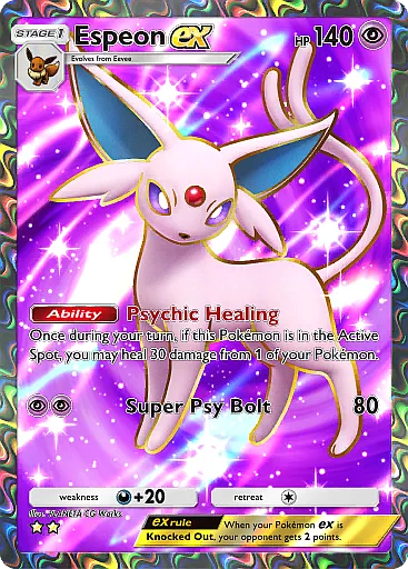 Espeon ex Full Art, Wisdom of Sea and Sky