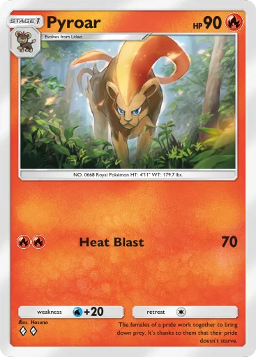 Pyroar Pokemon TCG Pocket Fantastical Parade