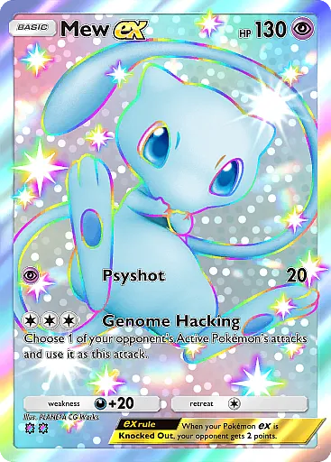 Mew ex, Special Art Rare, Deluxe Pack: ex