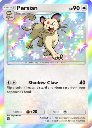 Shiny Persian, Mega Rising
