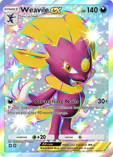 Shiny Sneasel ex, Wisdom of Sea and Sky