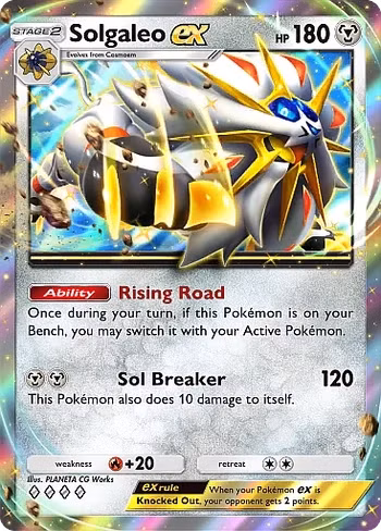 Solgaleo,ex, Special Art Rare, Deluxe Pack: ex