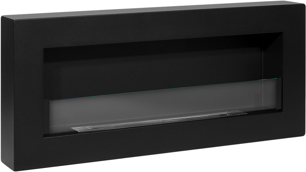 Thumbnail: Bio fireplace Box 900x400 black with glass