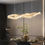 Thumbnail: Modern Wave Crystal LED Chandelier - Luxury Floating Design Application 4