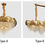 Миниатюра: Modern Gold Crystal Chandelier | Luxury Lighting for Home Decor Type