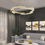 Thumbnail: Modern Crystal LED Chandelier - Spiral Design for Luxury Home Decor Application 1