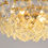 Miniatura: Modern Crystal Chandelier Bowl Pendant Light details