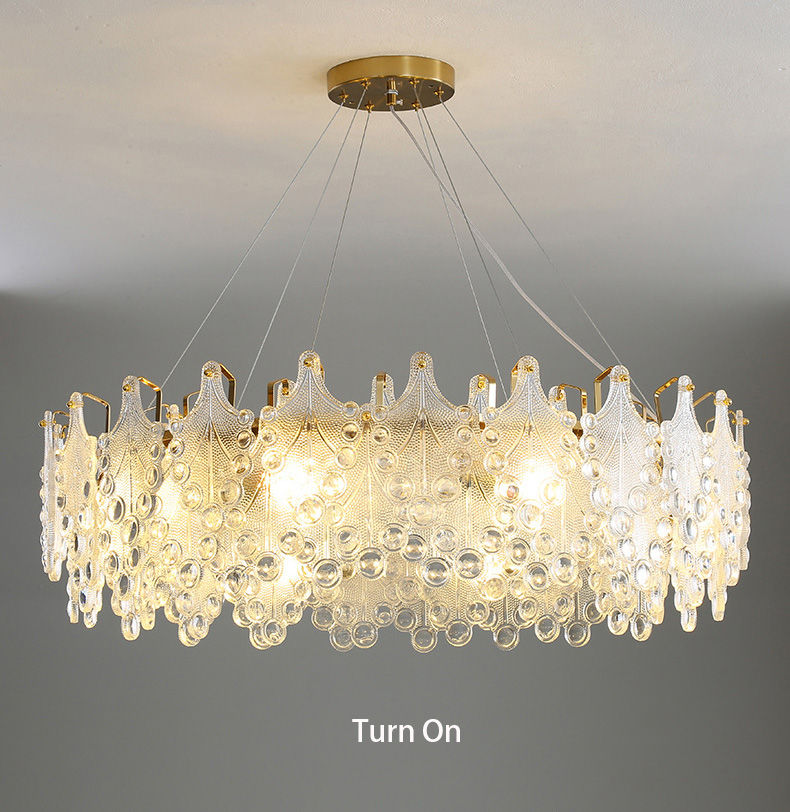 Miniaturbild: Modern Crystal Chandelier - Luxurious Glass Pendant Lighting for Modern Decor 3