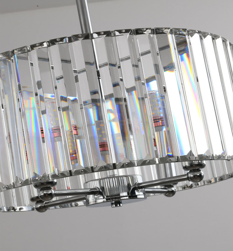 Miniatura: Modern Crystal Chandelier LED Pendant Light Fixture - Luxury Design Detail 3
