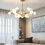 الصورة المصغرة: Modern Design Multi-Color Glass Sphere Chandelier Light Application 7