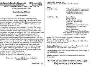 Newsletter 22nd December 2019