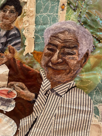 detail, textile art, Jewish art
