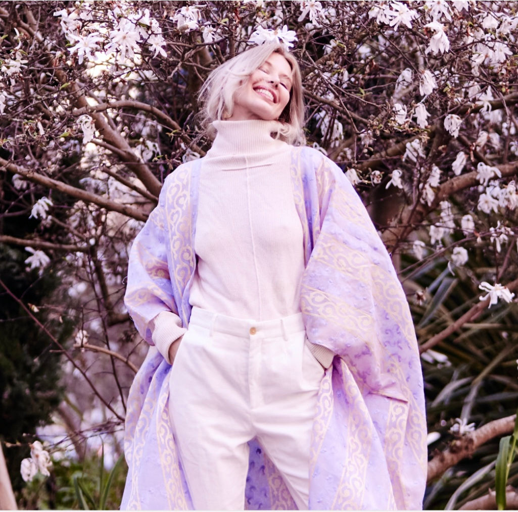 Lavander Lilacs Coat