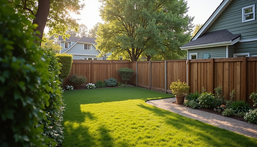 Backyard lawn and foliage mosquito free