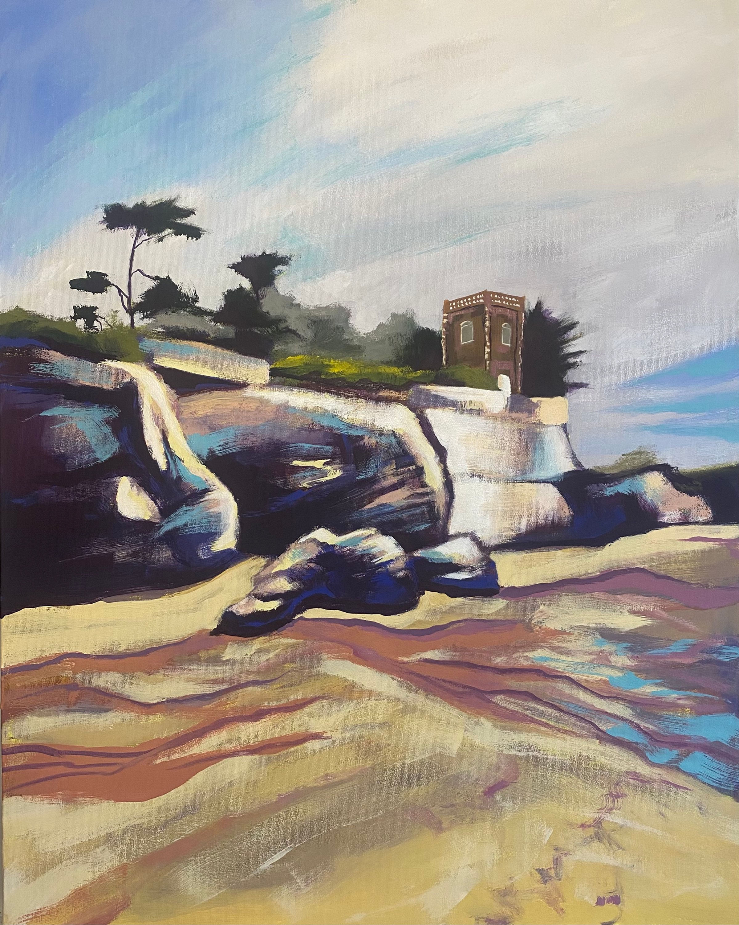 Bord de mer, Loire-Atlantique - 92x73cm