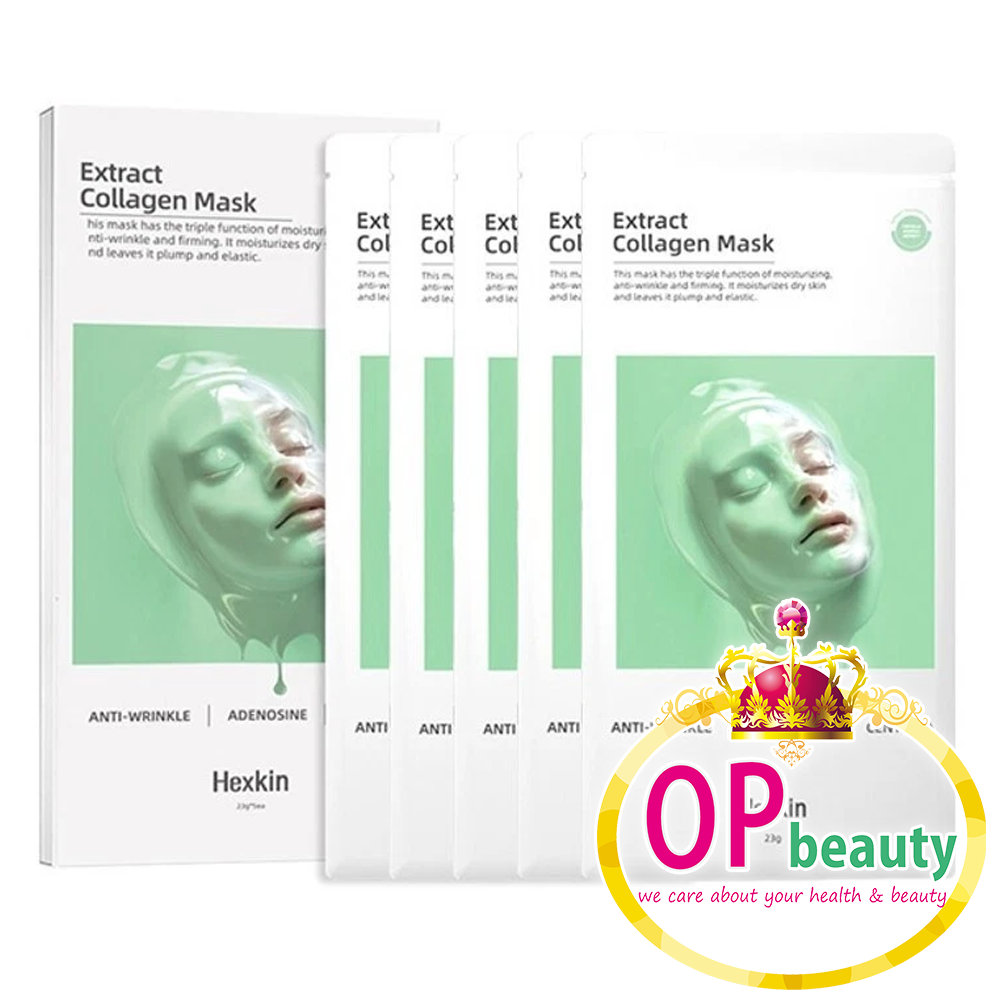 Hexkin 童顏萃取膠原蛋白面膜 #綠