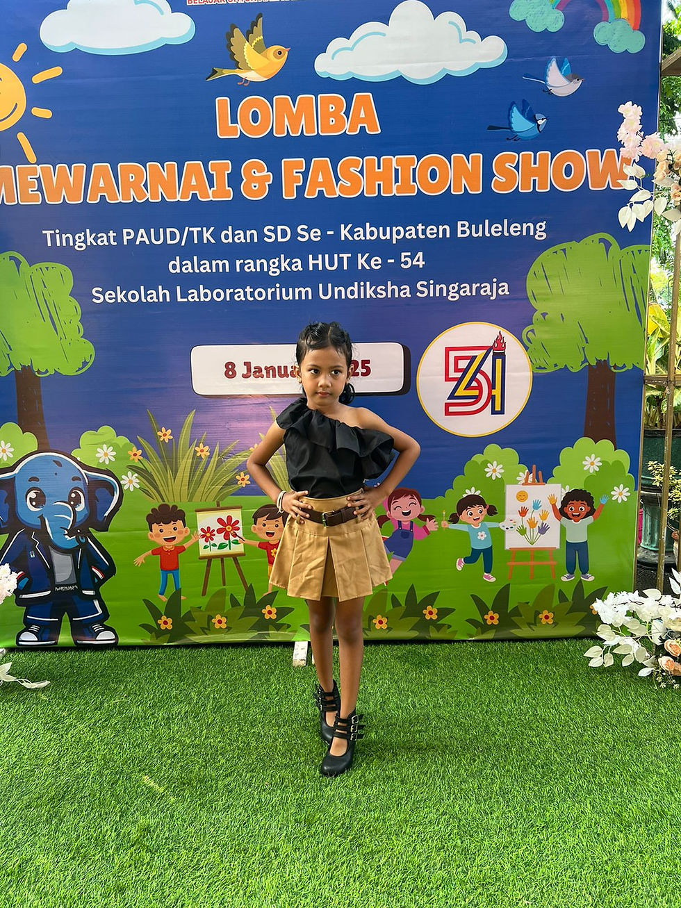“MENGASAH BAKAT DAN KEPERCAYAAN DIRI LEWAT FASHION SHOW”