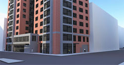 Corner of Essex St and Harrison Ave.