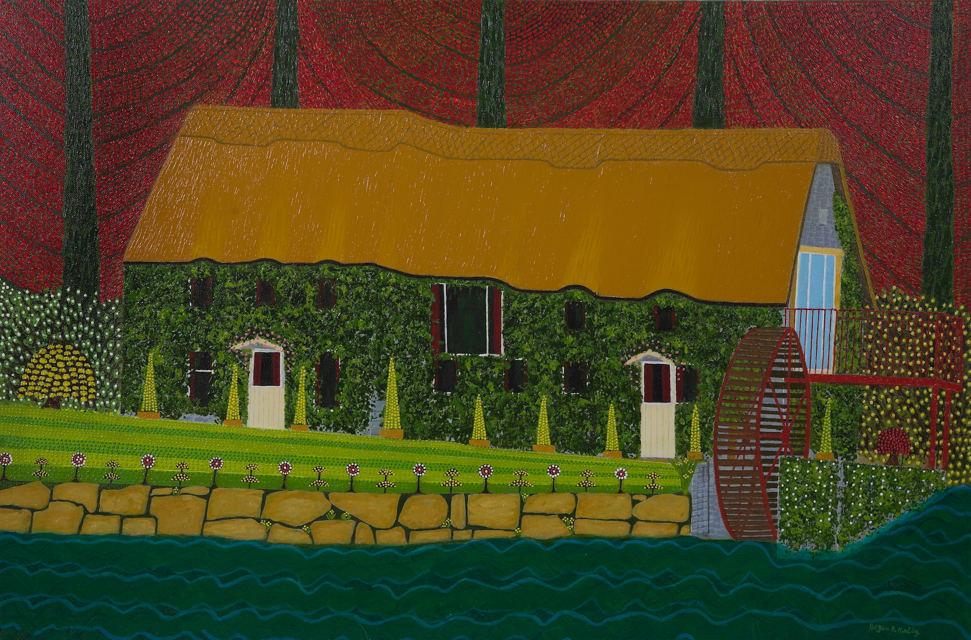Five Red Trees