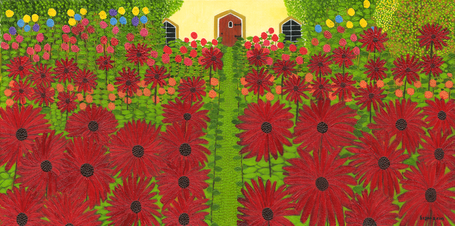 Big Red Flowers