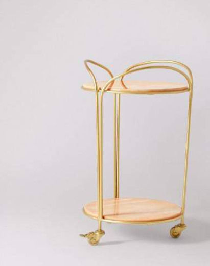 ROUND TOP SERVICE CART