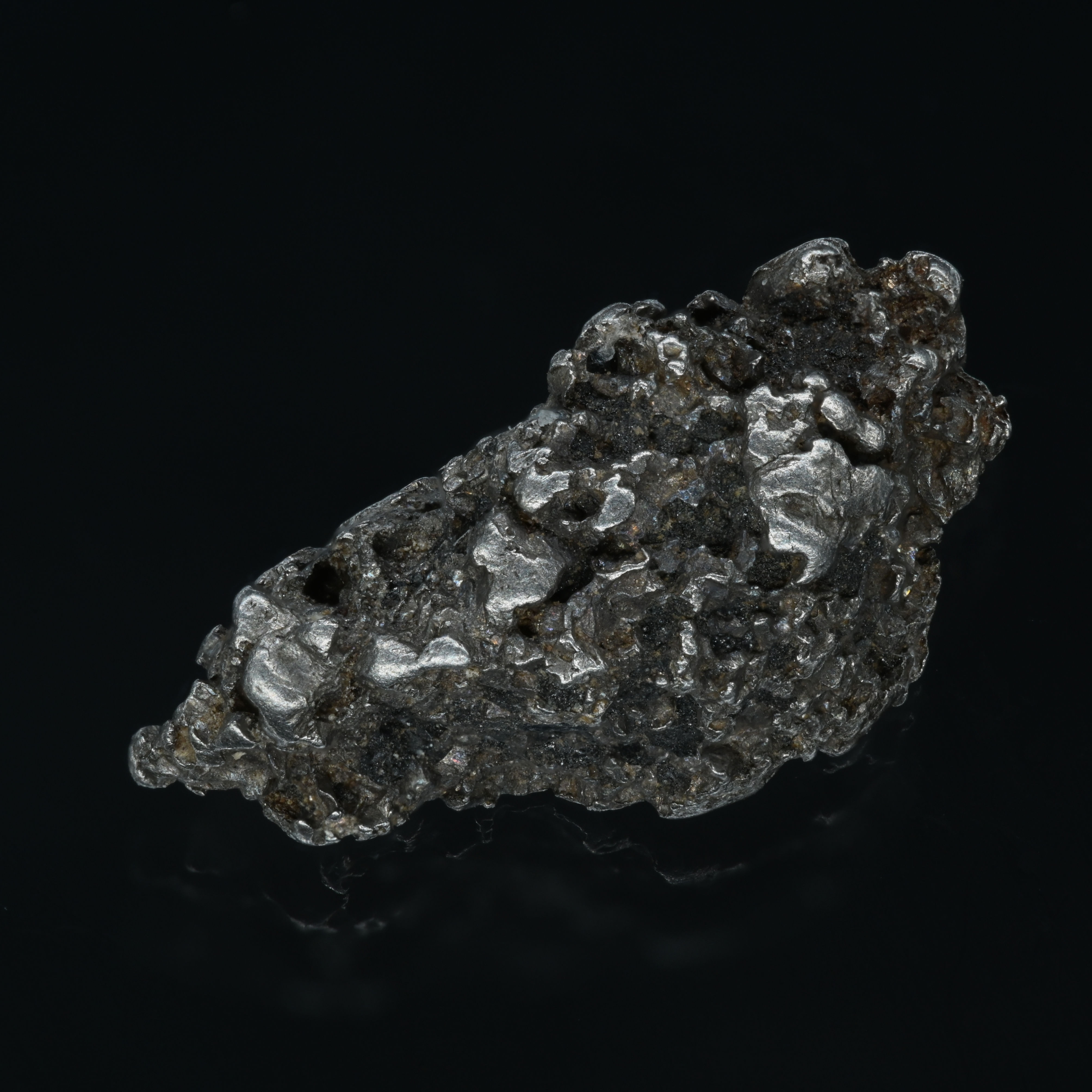 Platin (Isoferroplatin) - Is River, Nizhnayay Tura, Sverdlovsk, Russland