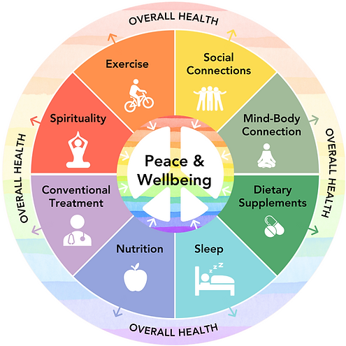 Rainbow Integrative Medicine Wheel