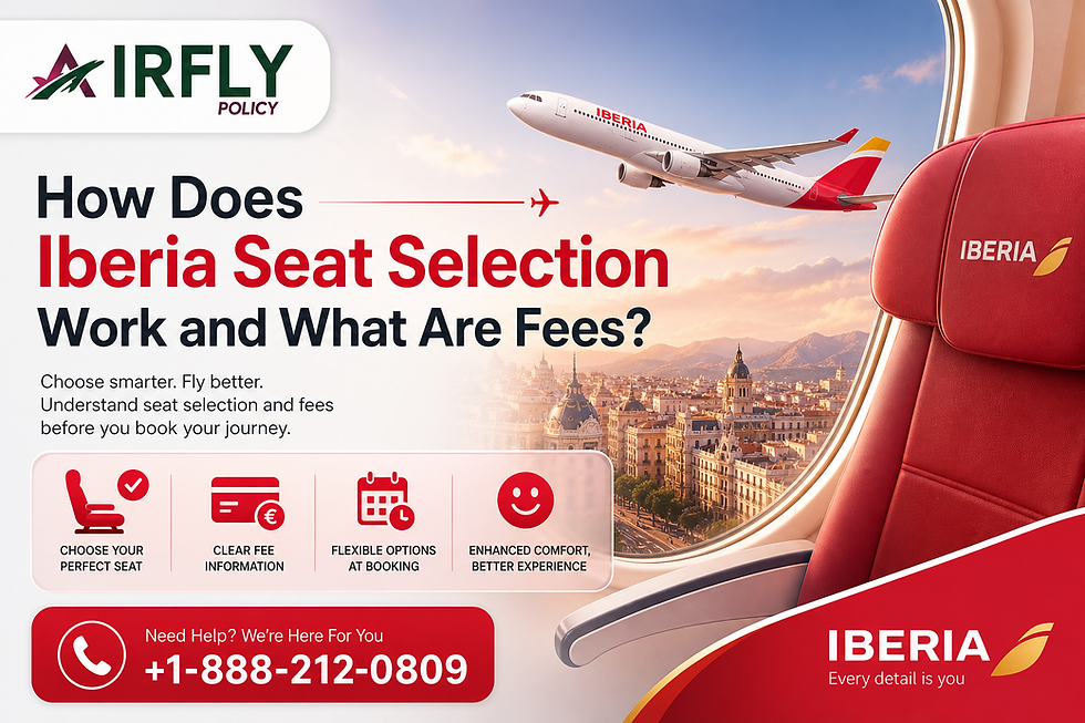 How Does Iberia Seat Selection Work and What Are Fees?