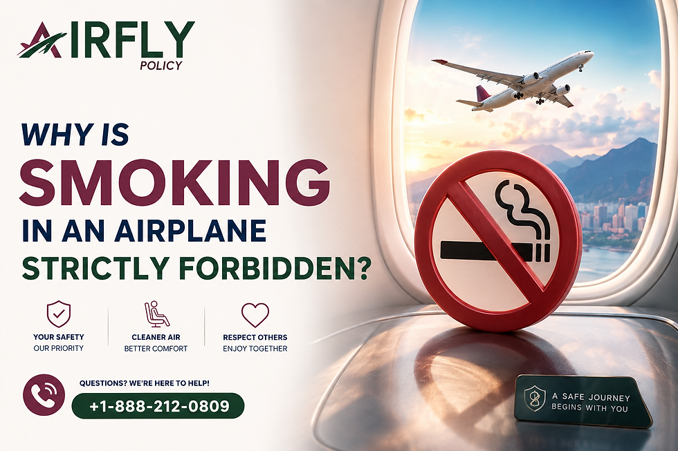 Why Is Smoking in an Airplane Strictly Forbidden?