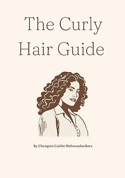 Curly Hair guide booklet front cover