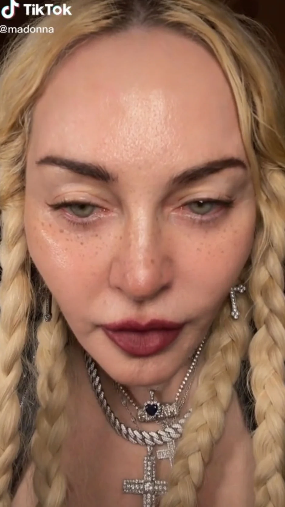 Madonna looking weird on TikTok
