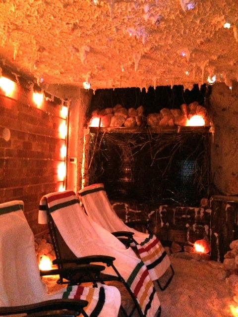 Salt cave interior