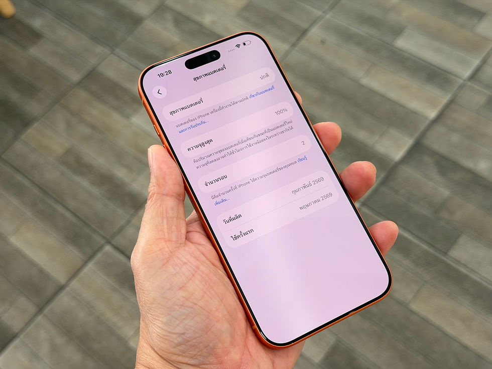 ภาพขนาดย่อ: iPhone 17 Pro max 512GB ZP Batt 100/2 