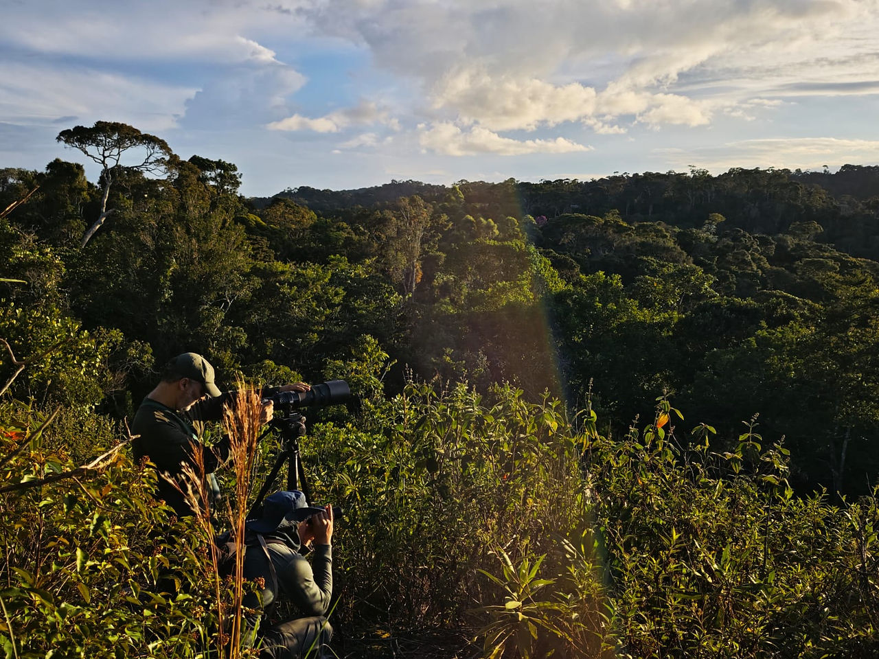 Registros de bastidores da expedição