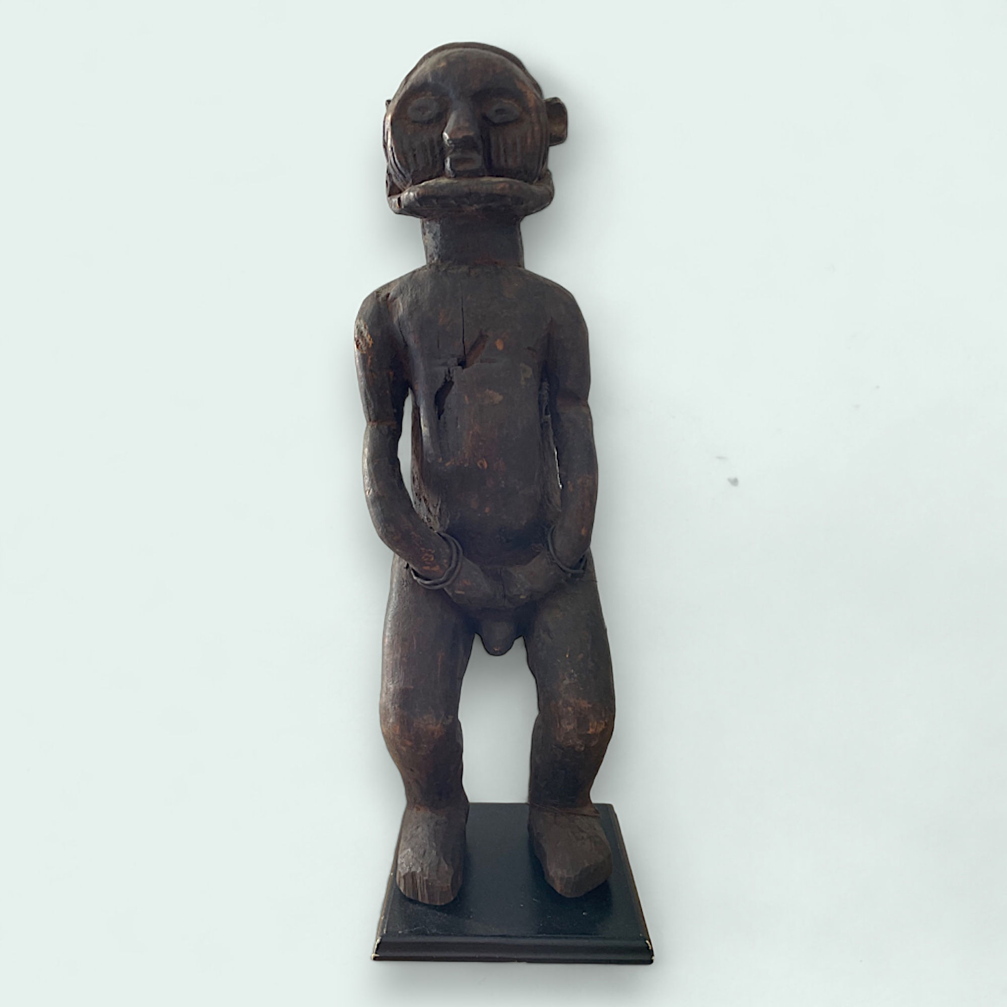 Antique African wooden statue