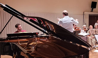 Brahms Concerto Rehearsal