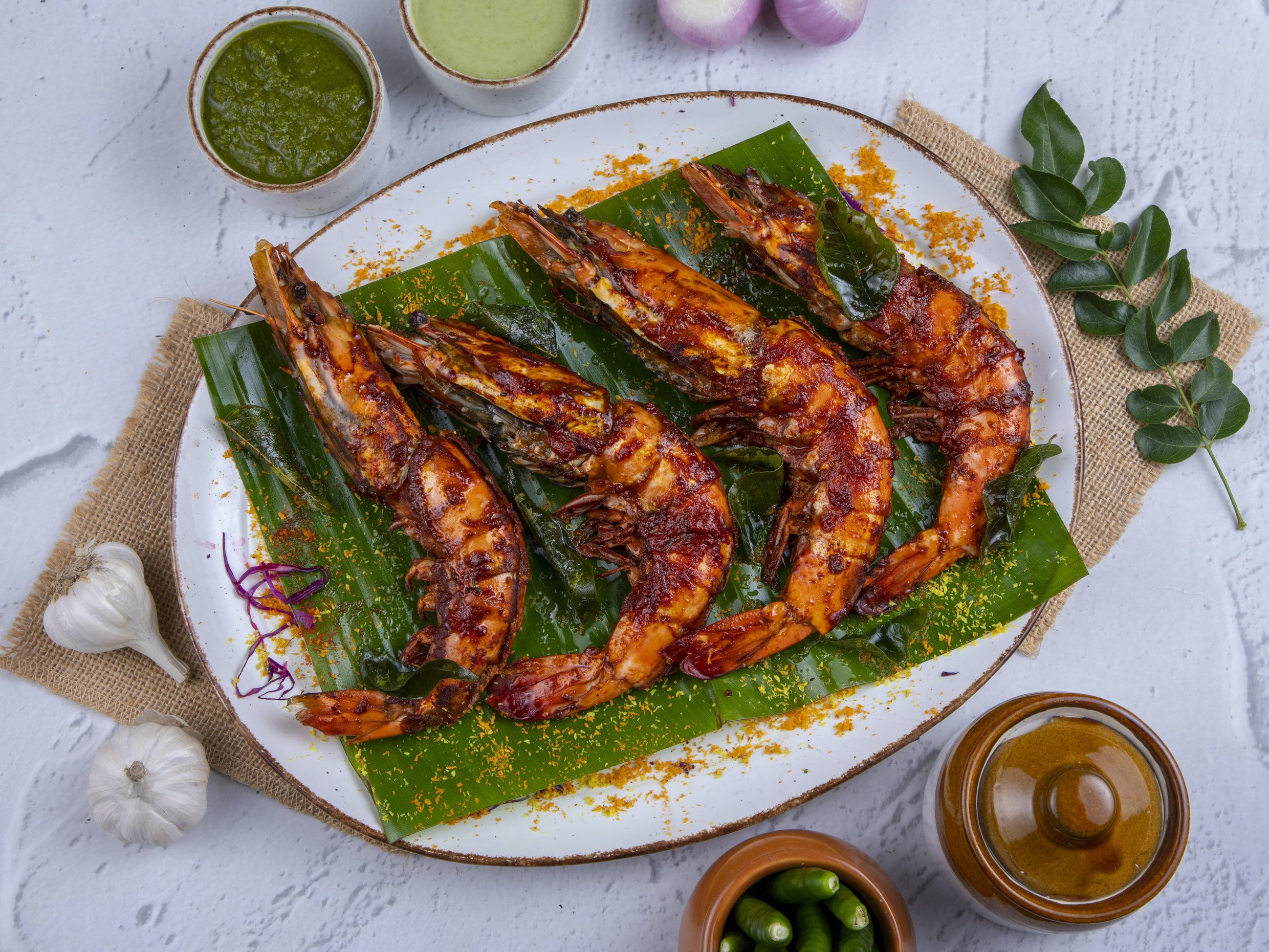 Arranged Food and Objects