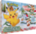 Calendrier de l'avent Pokémon figurines fermé vue de face