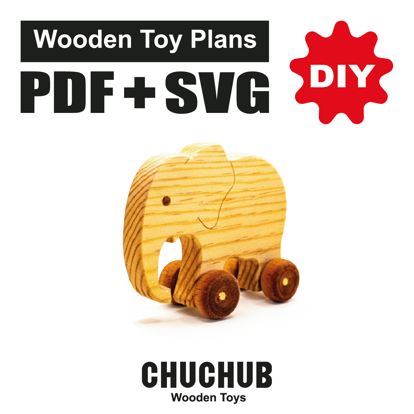 Wooden Toy Plans, Download PDF + SVG