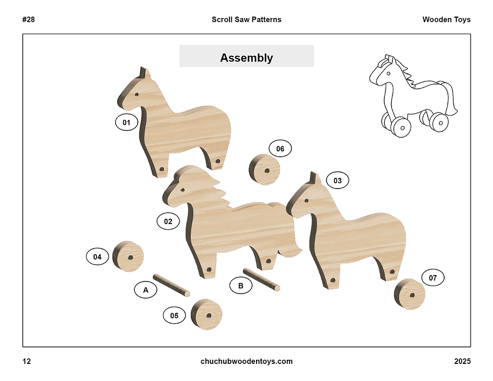Thumbnail: Wooden Toy Plans, Download PDF + SVG