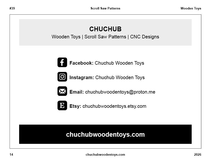 Thumbnail: 2x1 Wooden Toy Plans, Wooden Elephant and Giraffe, Download PDF & SVG