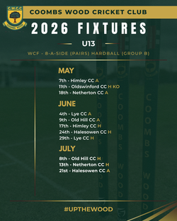 U13 fixtures for 2026