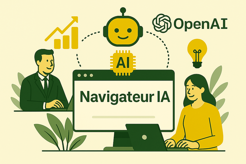 OpenAI lance un navigateur intelligent avec agents IA. Vers 30% de gain de productivité pour les entreprises françaises.