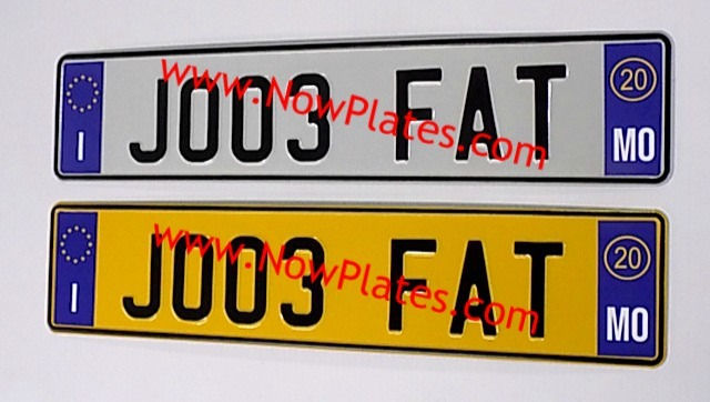 Pair of Italian pressed White Plates with options ( IT209)70