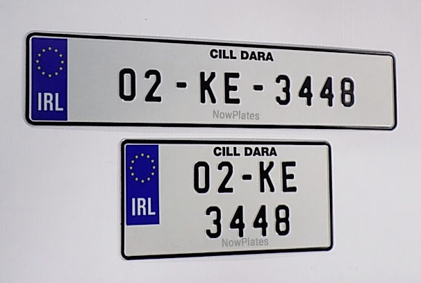 1 Oblong + 1 Square Pressed Plates Small No's