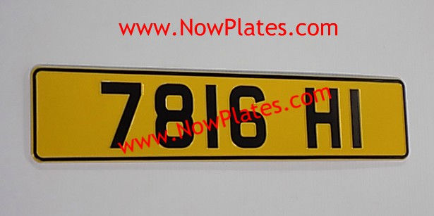 Thumbnail: 1 ONLY Retro White, Red or Yellow Pressed Plate (T1)