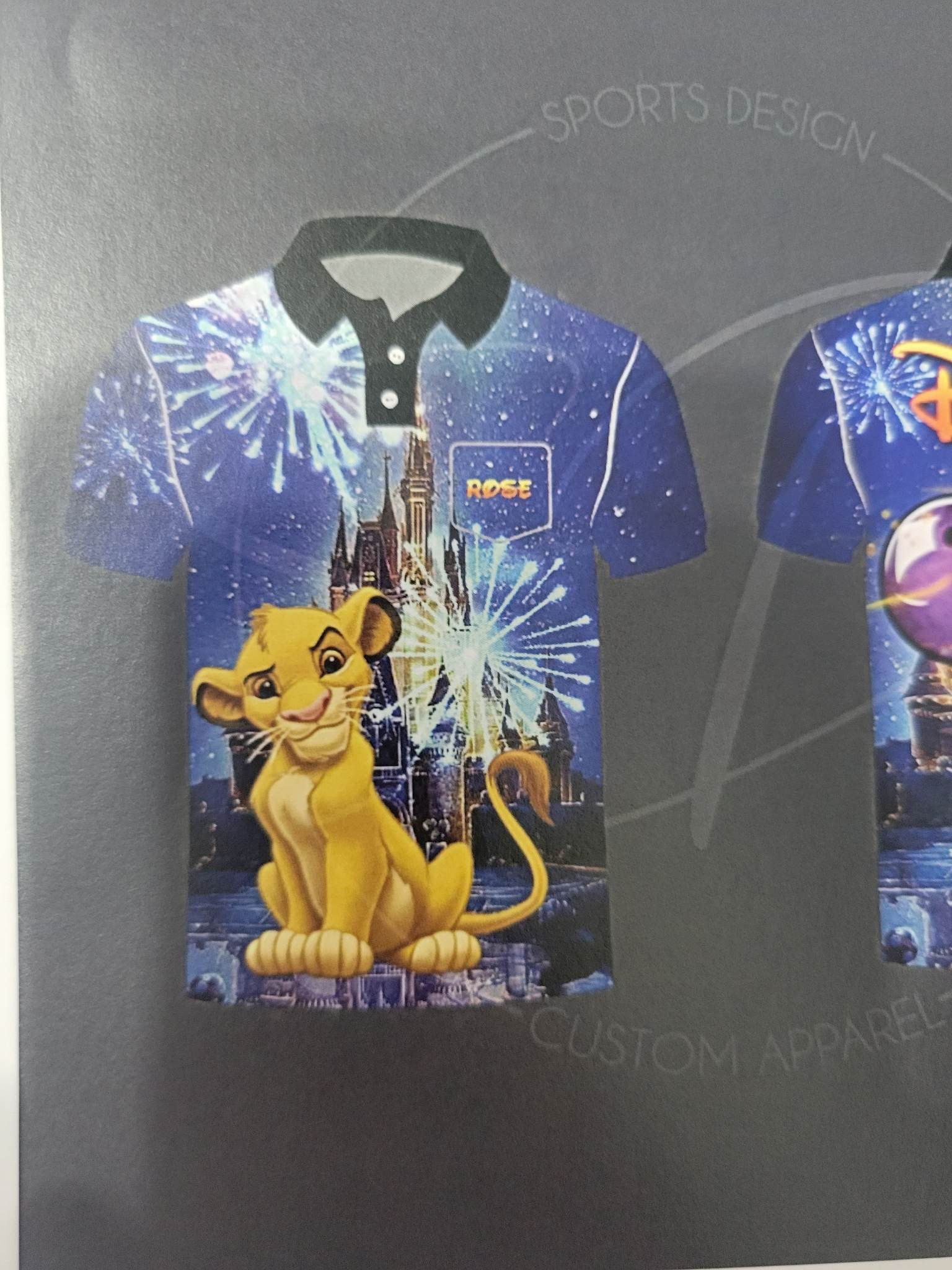 The Lion King Simba Bowling Shirt