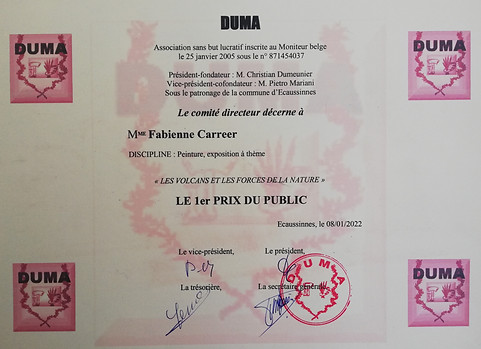 Tempête en mer, 2d prix du pubic - DUMA,Ecausinnes - F. Carreer